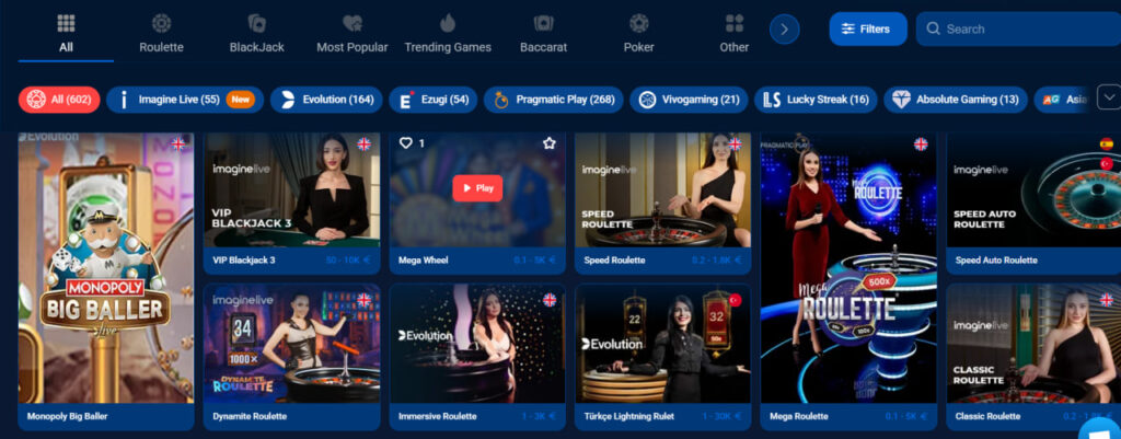Immersive Live Casino