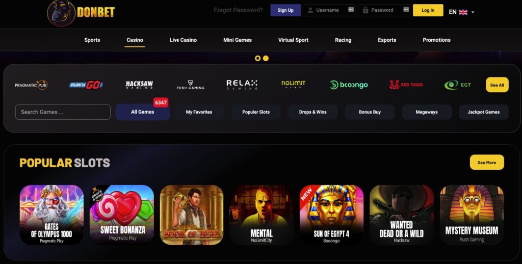 DonBet Casino big picture