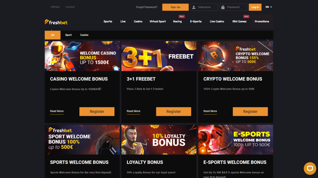 FreshBet Casino big picture
