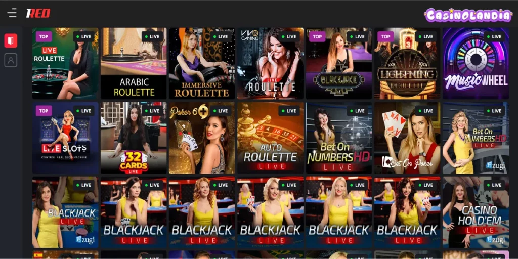 Live Casino Thrills by 1Red