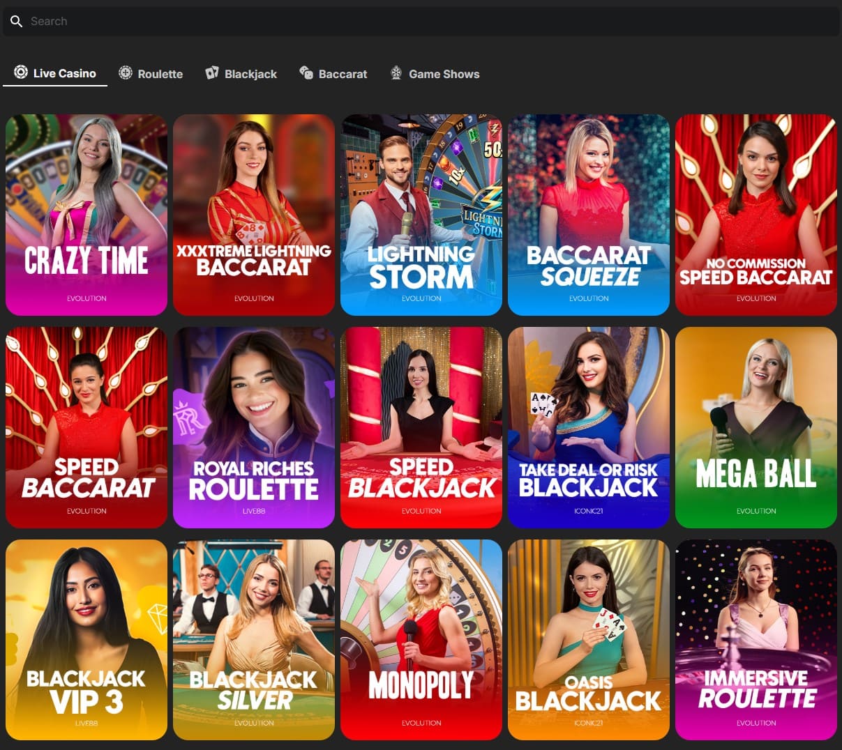 BetBlast Live Casino