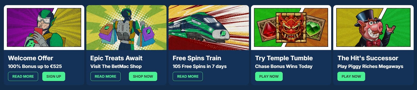Betmac Casino Bonuses