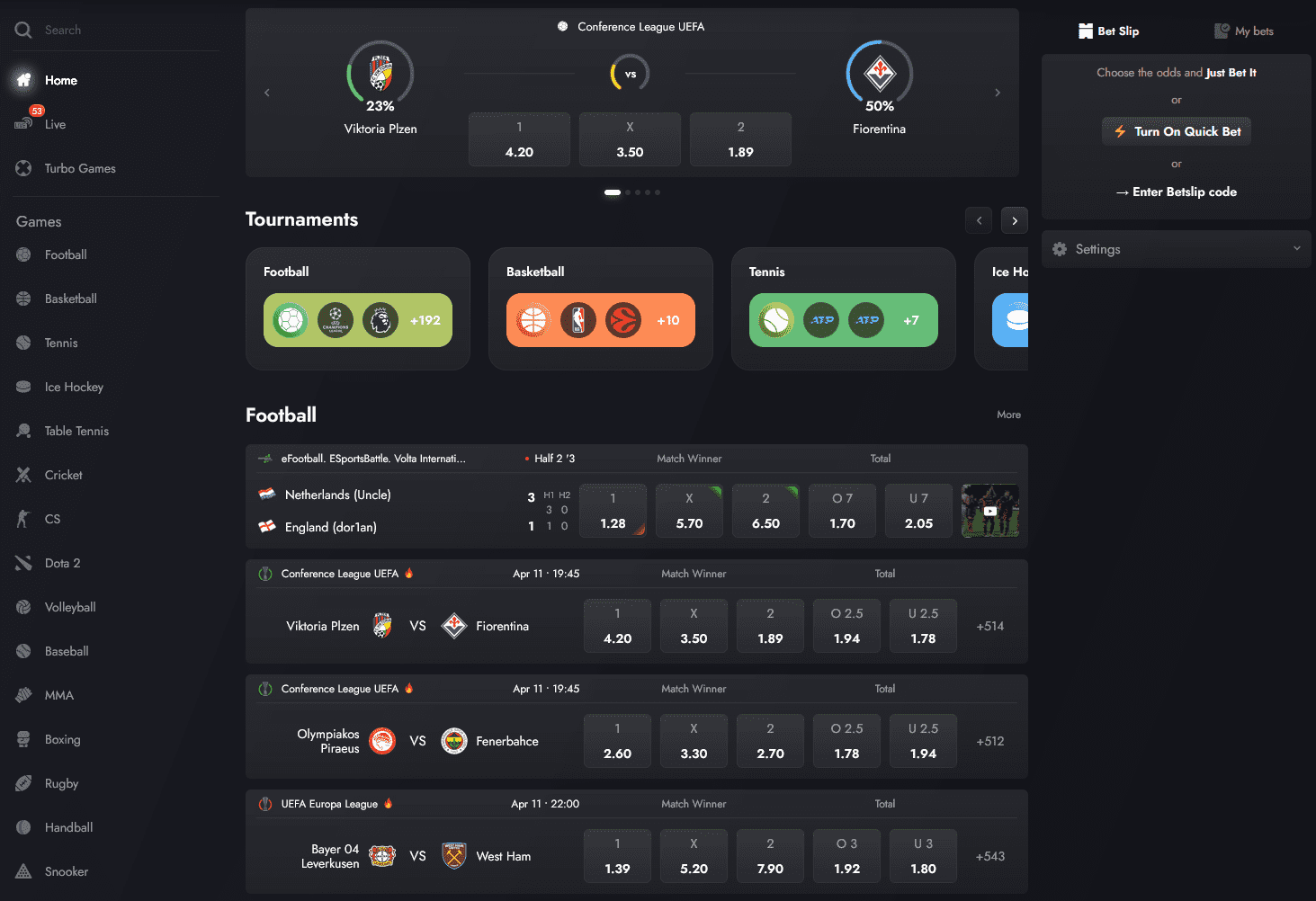 Betnuvo Casino Betting
