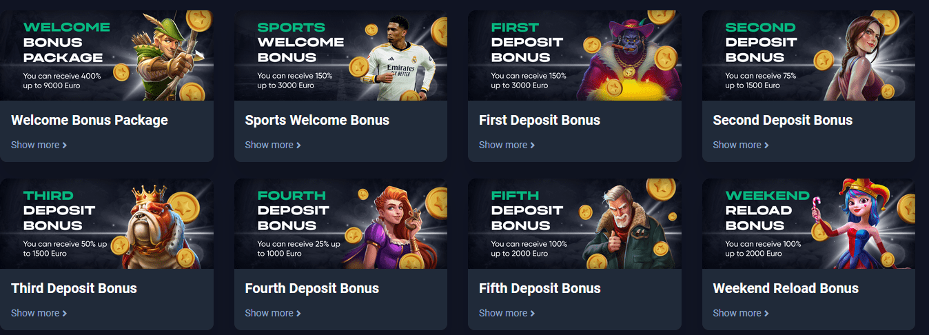 Betnuvo Casino Promotions and Bonuses