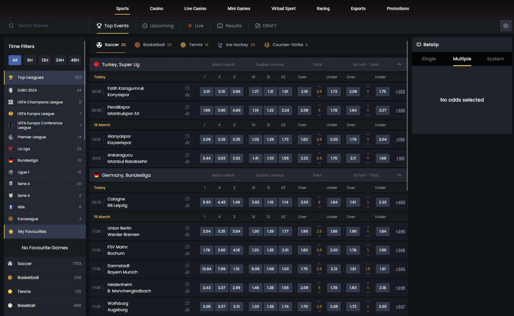 Donbet Casino Betting
