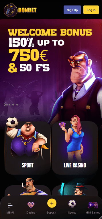 Donbet Casino Mobile