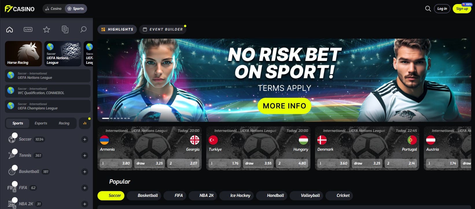 F7 Casino Betting