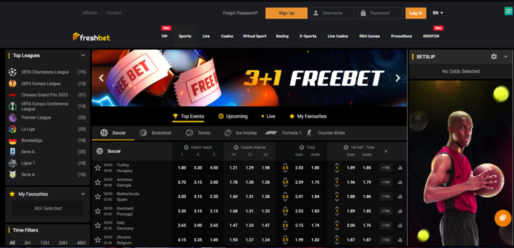 FreshBet betting