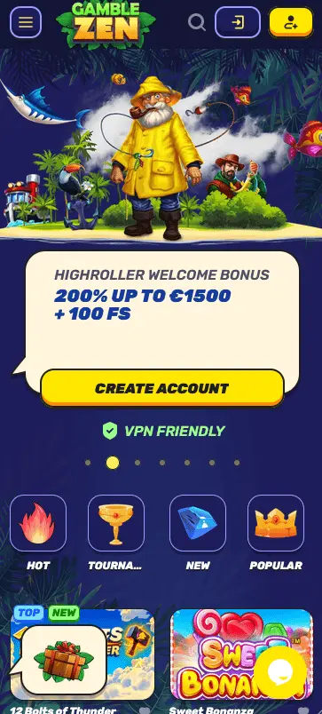 Gamblezen Casino Mobile