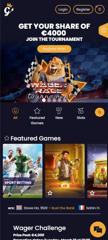 Golden Lion Casino Mobile