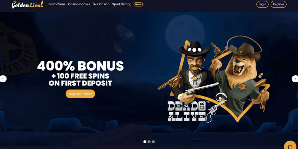 Golden Lion – Established Name & Streamlined UI