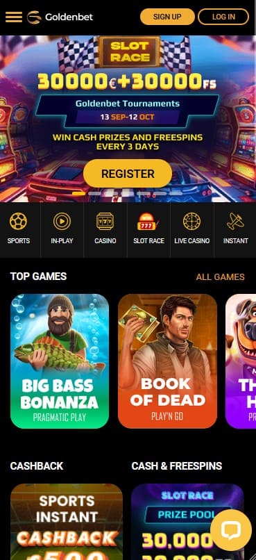 Goldenbet Casino Mobile
