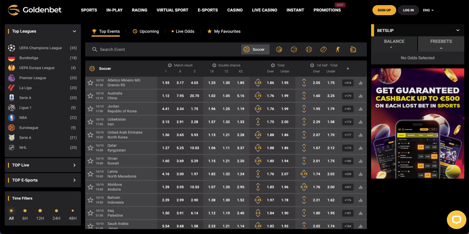 Goldenbet Betting Site