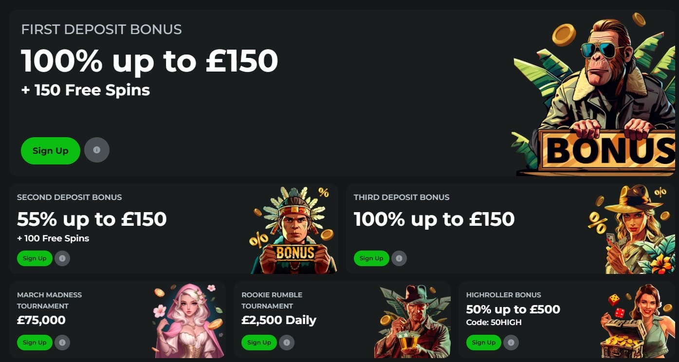 Jackpot Raider Casino Bonuses