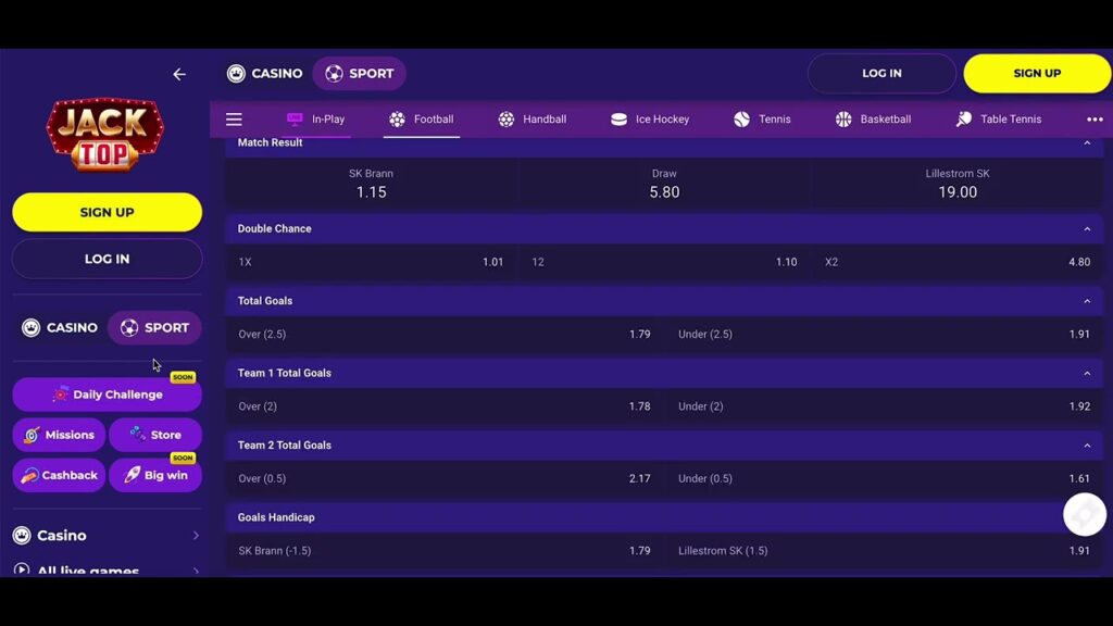Sports Wagering & Events by Jacktop