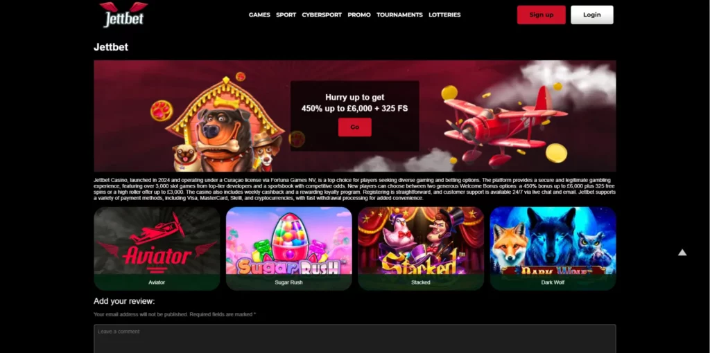 Jettbet Casino big picture