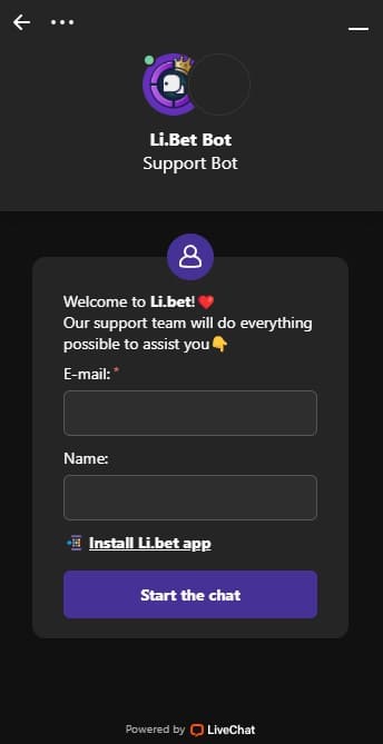 Libet Casino Customer Support