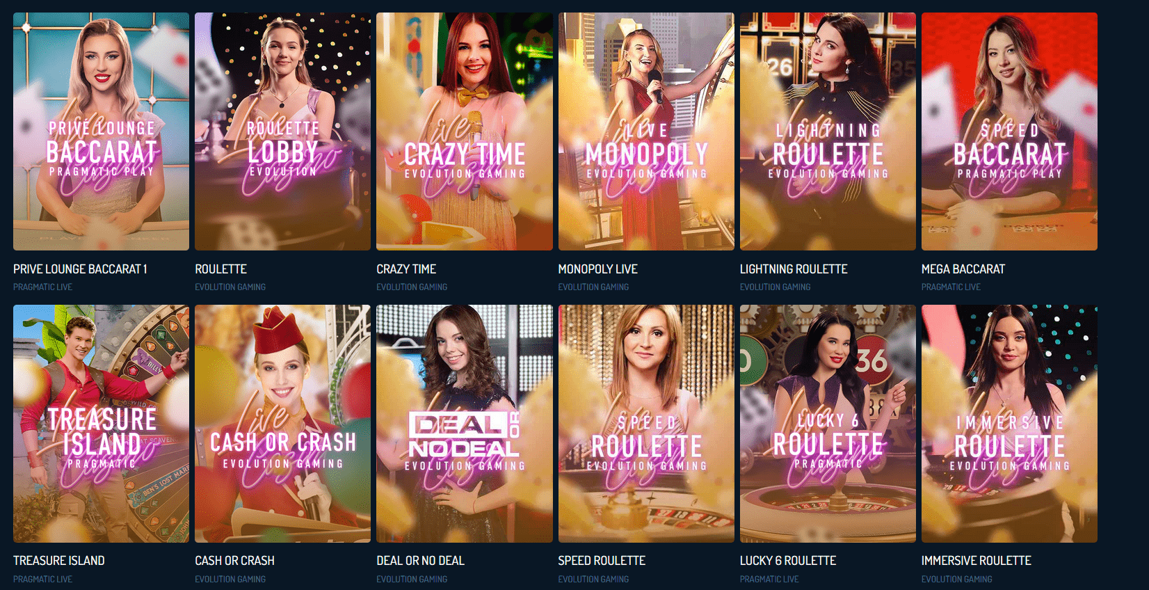 7Bets Live Casino
