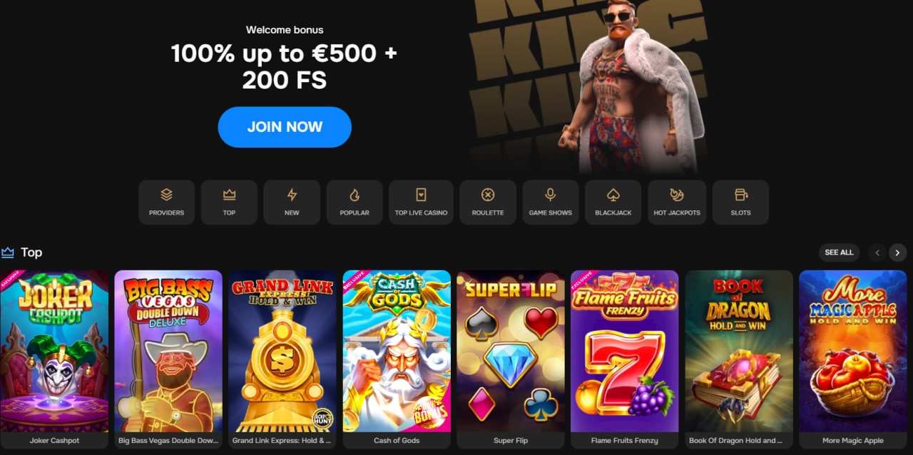 MrPunter Casino Homepage