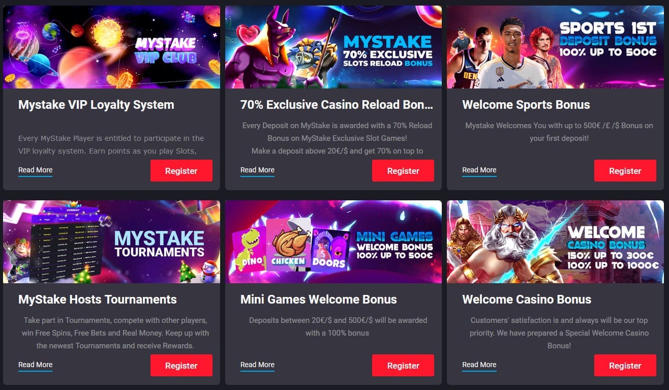 MyStake Casino Promotions