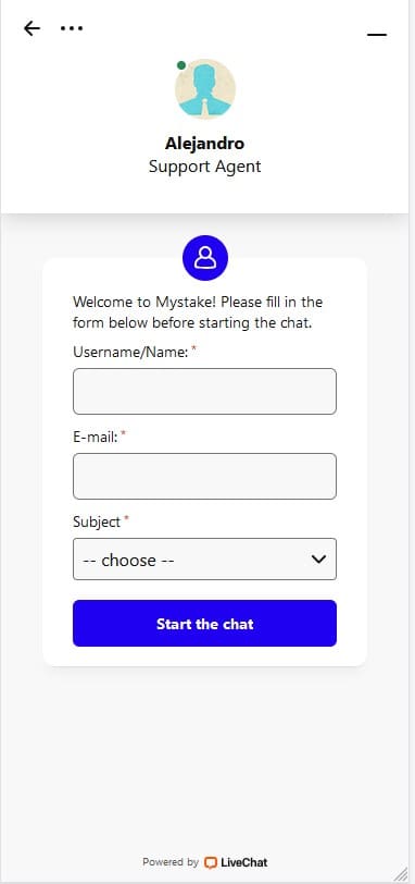 MyStake Casino Support