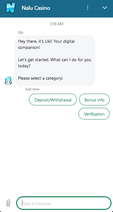 Nalu Casino Support