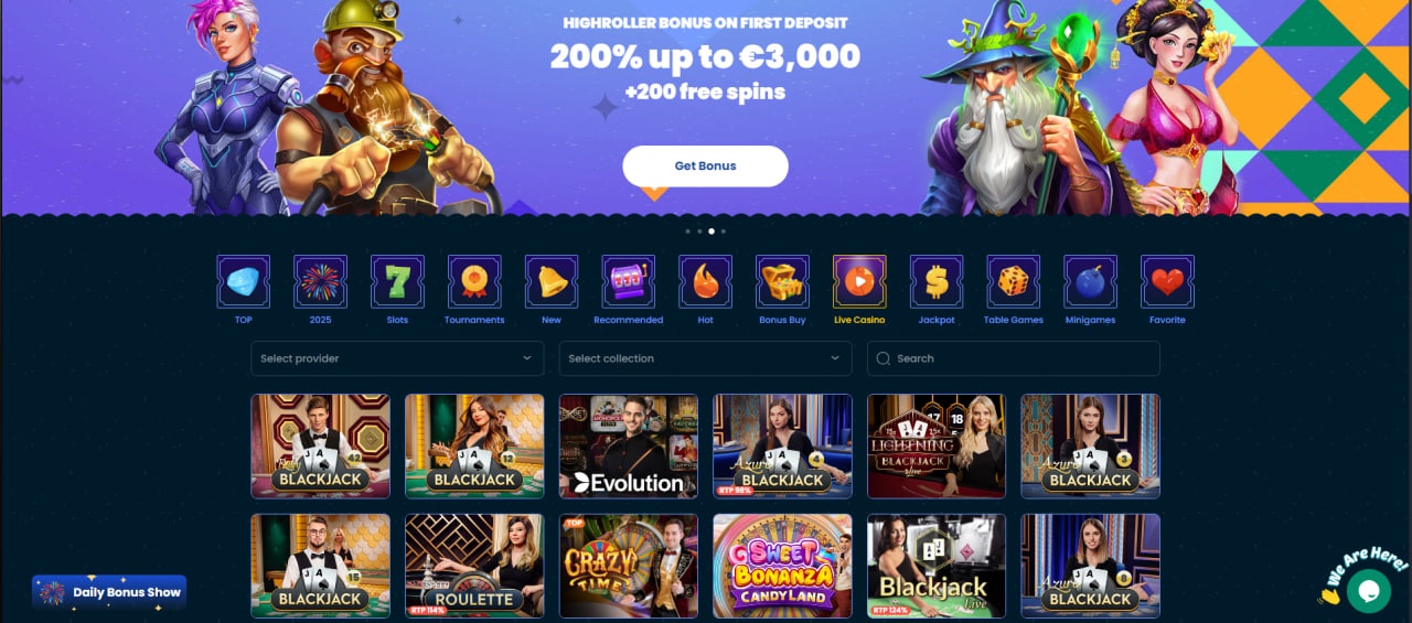 Rollino Live Casino