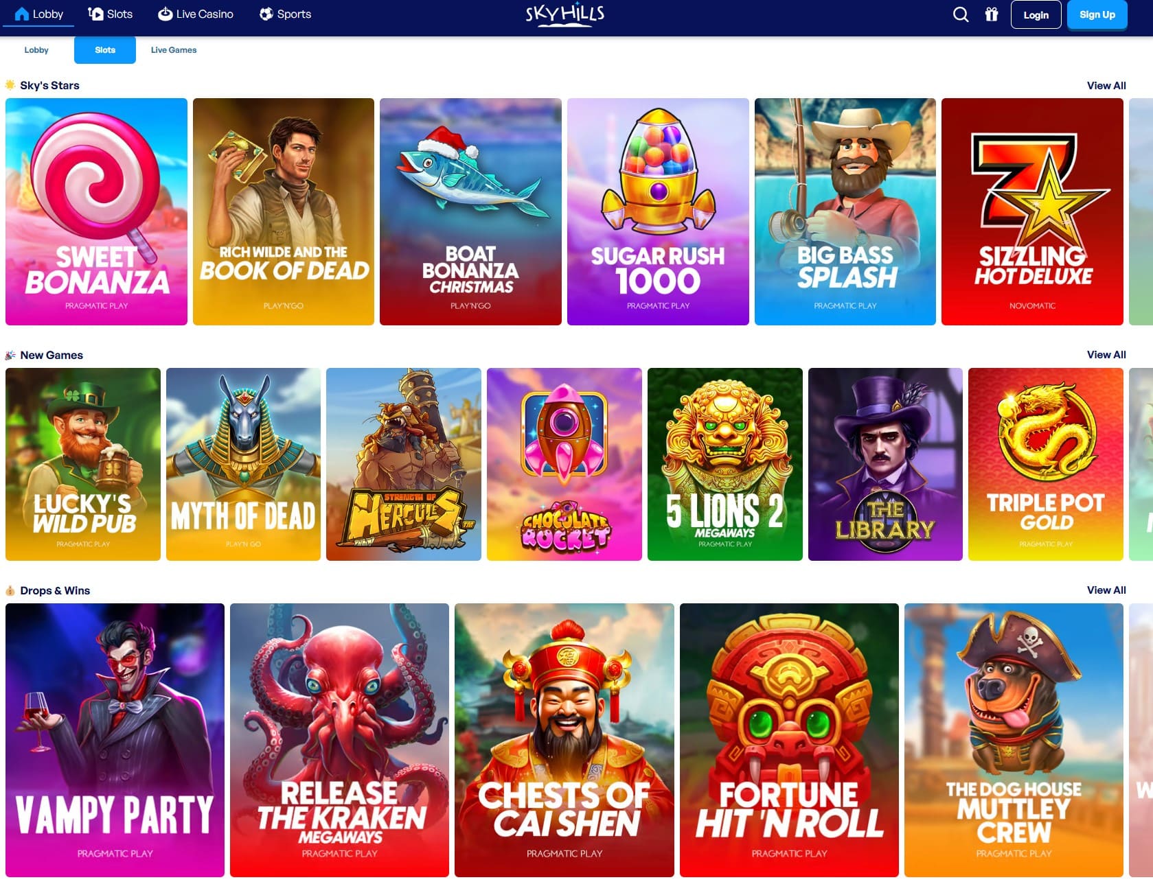 Skyhills Casino Slots