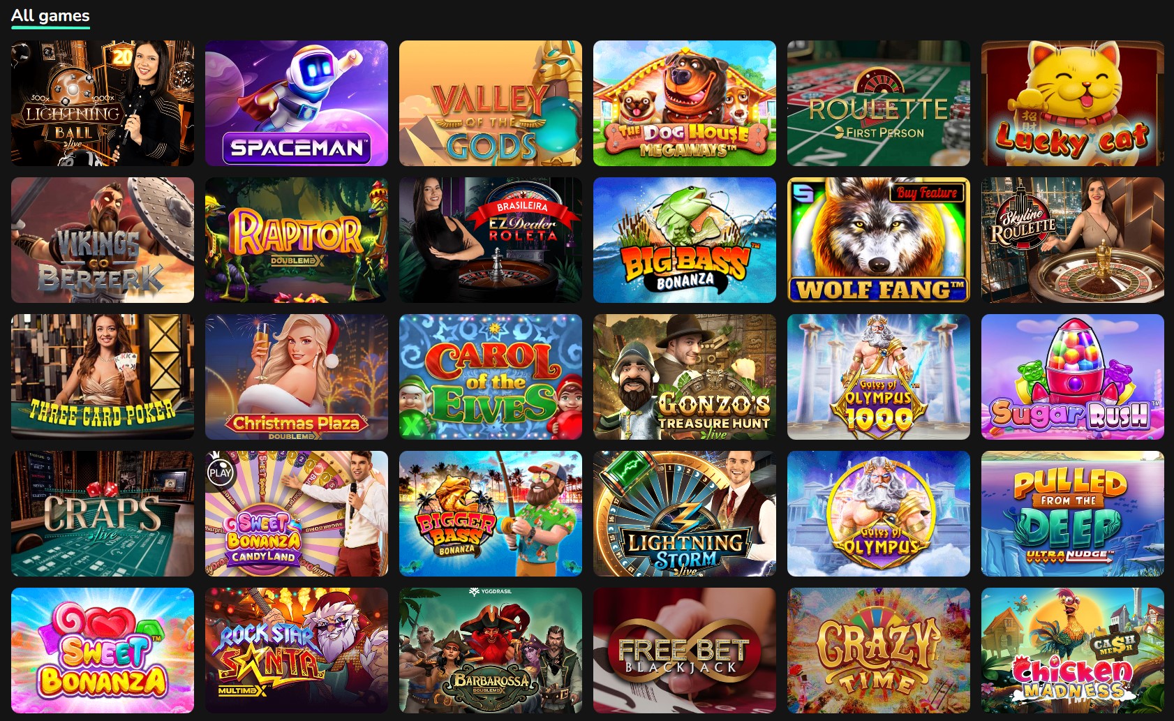 TikTakBet Games
