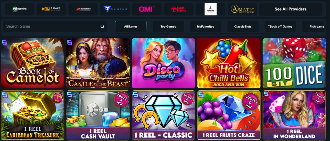 Zolobet Casino Games