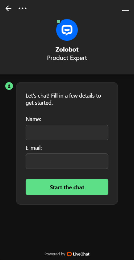 Zolobet Casino Live Chat