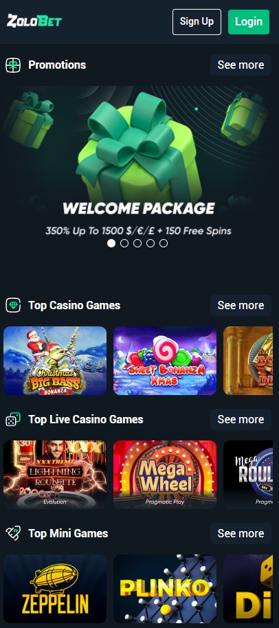Zolobet Casino Mobile