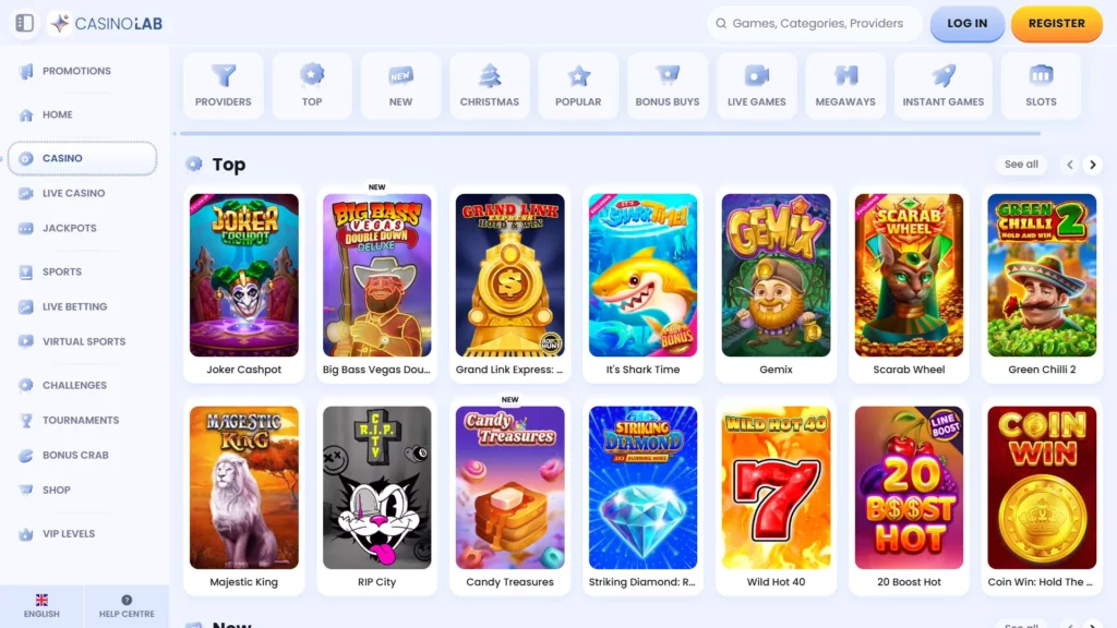 Game Variety and Entertainment by casinolab