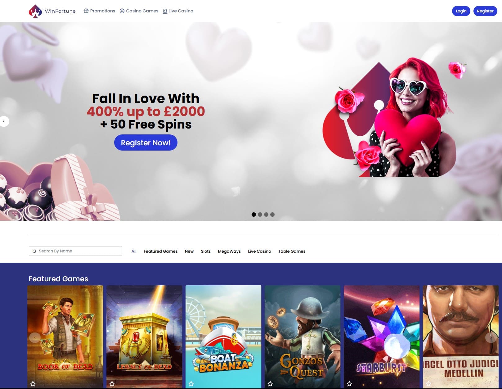 iwinfortune Casino Homepage