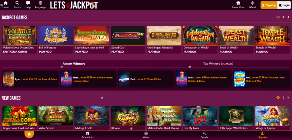 A World of Games by Lets Jackpot Casino