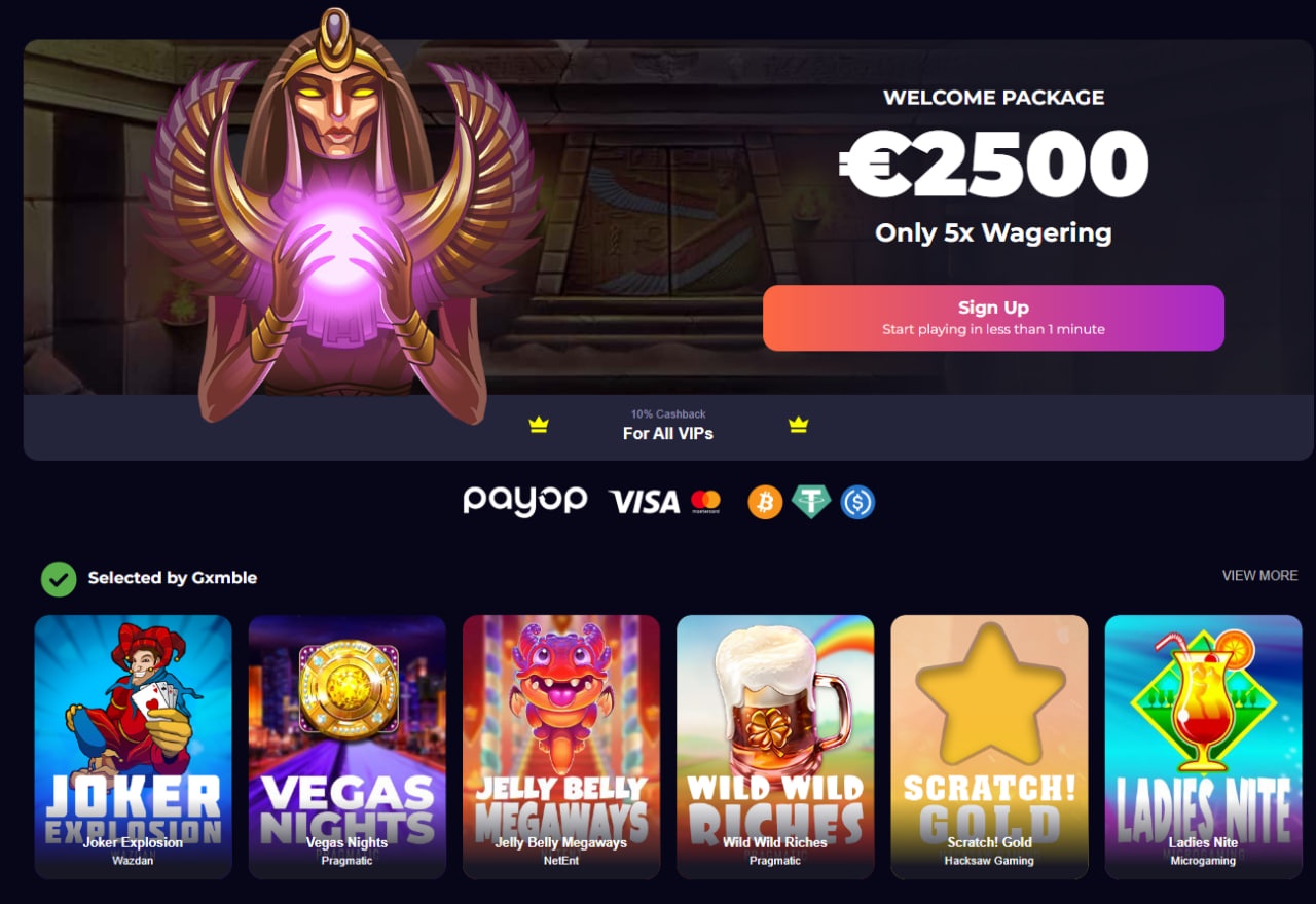 Gxmble Casino Design & User Interface