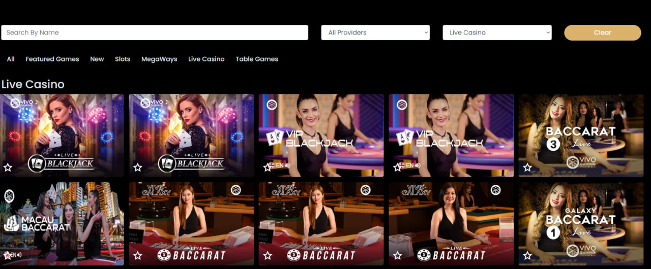 Big Wins Live Casino